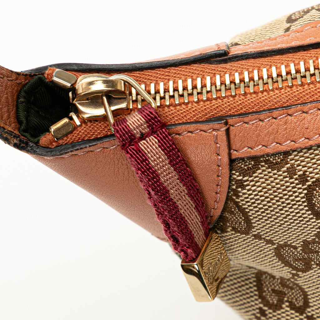 Gucci GG Canvas Web Handbag (SHG-GwKR2u)