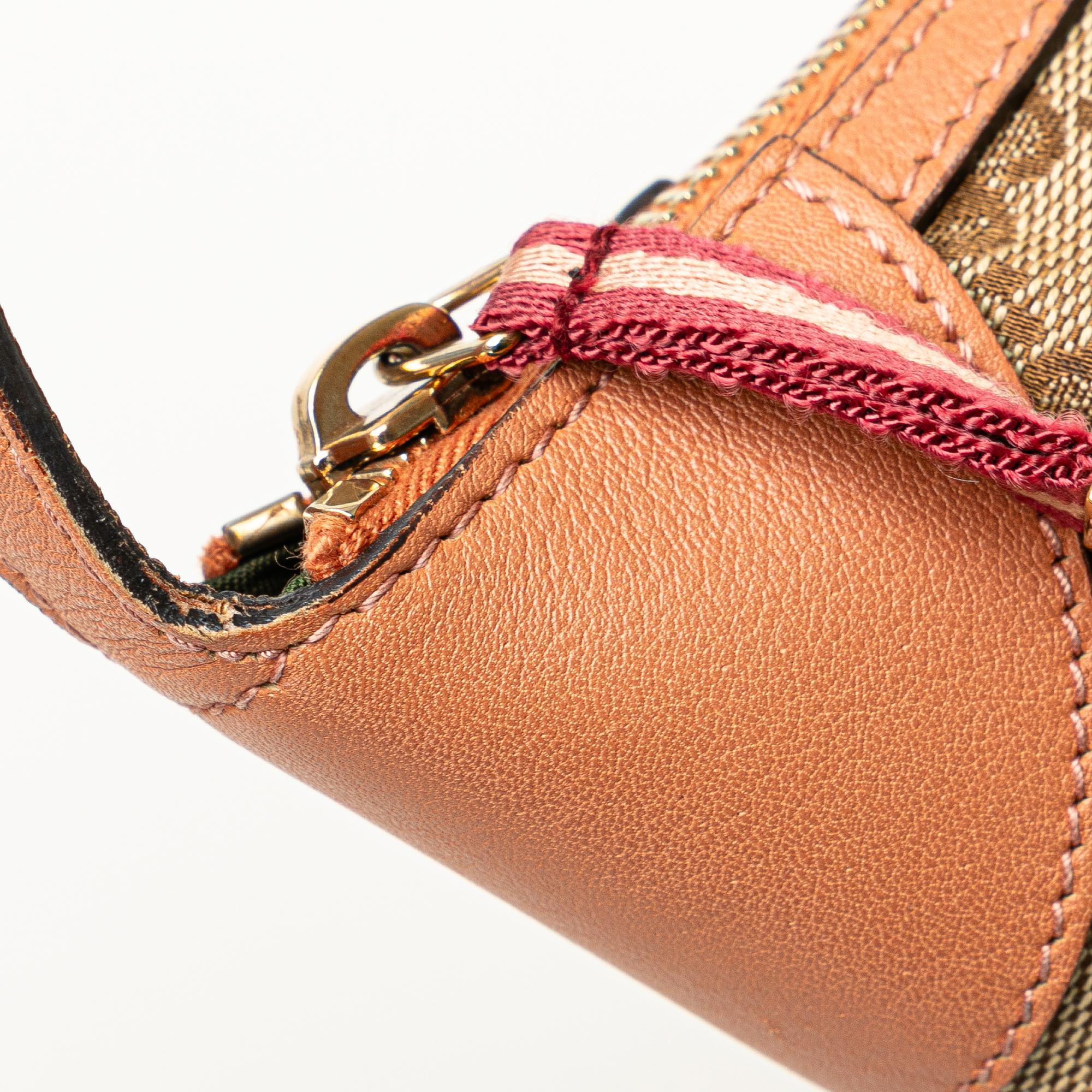 Gucci GG Canvas Web Handbag (SHG-GwKR2u)