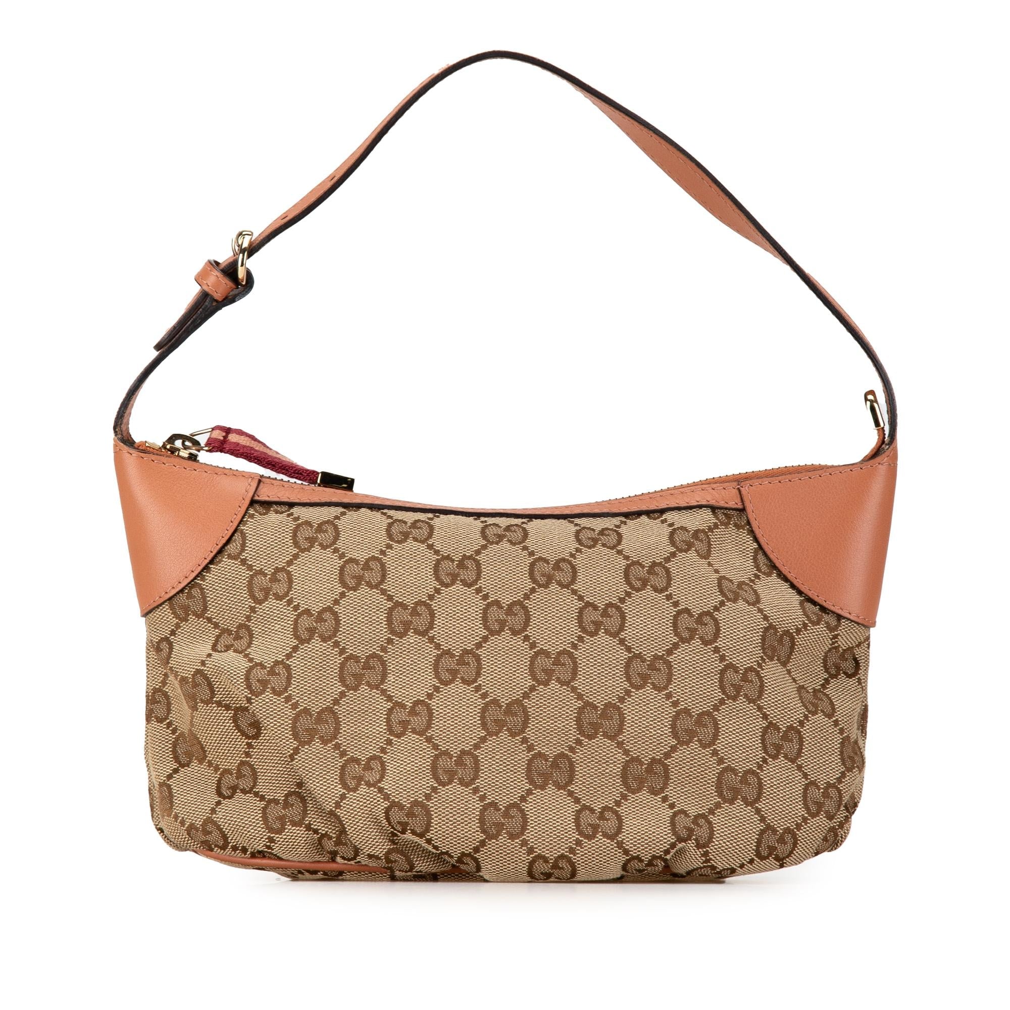 Gucci GG Canvas Web Handbag (SHG-GwKR2u)