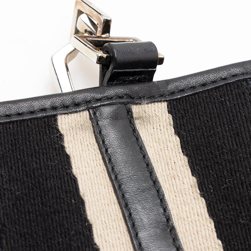 Gucci Gucci Canvas Web Jackie Shoulder Bag (SHF-20540)