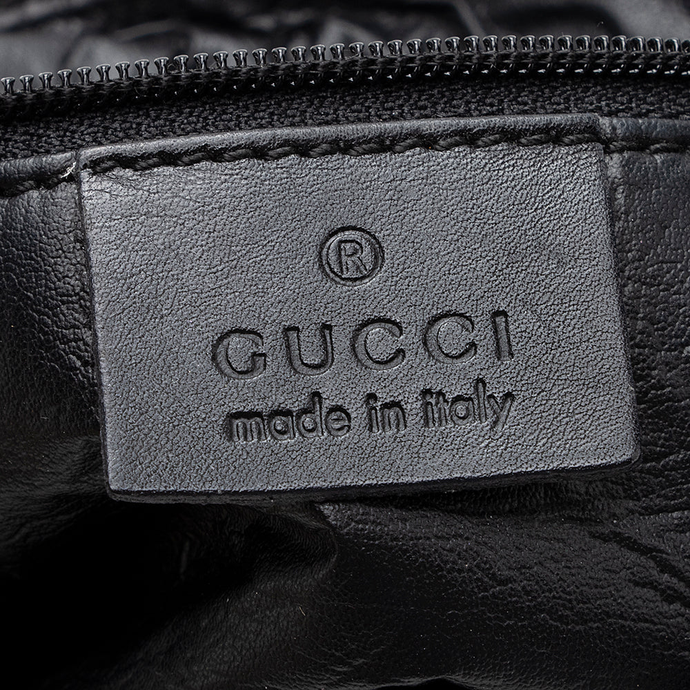 Gucci Gucci Canvas Web Jackie Shoulder Bag (SHF-20540)