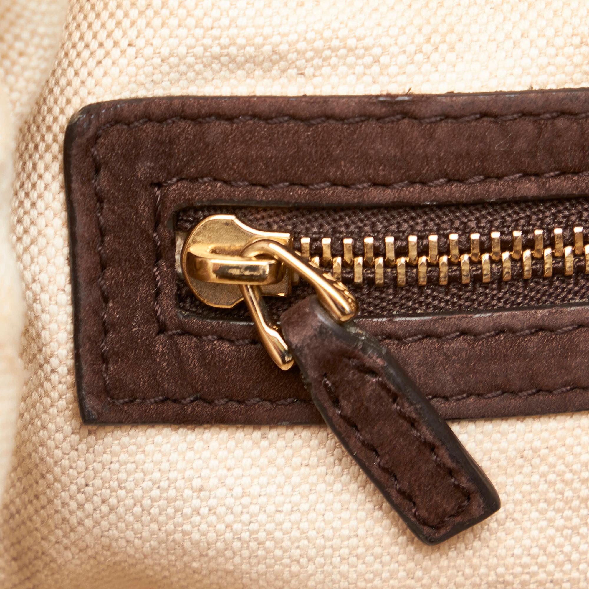 Gucci Gucci Canvas Web Jackie Shoulder Bag (SHG-28326)