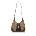 Gucci Gucci Canvas Web Jackie Shoulder Bag (SHG-28326)