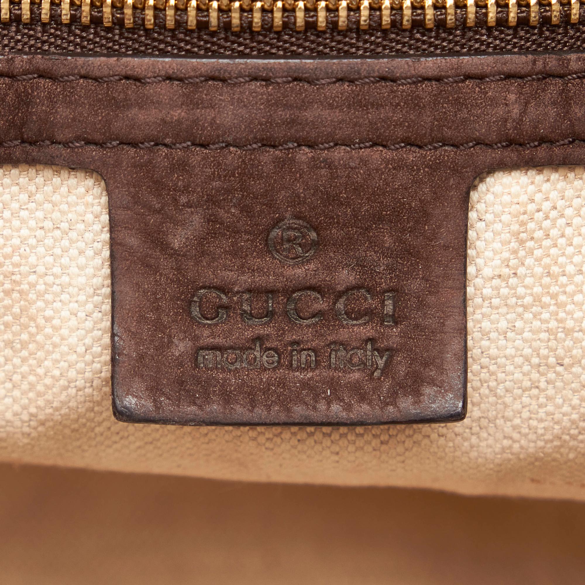 Gucci Gucci Canvas Web Jackie Shoulder Bag (SHG-28326)