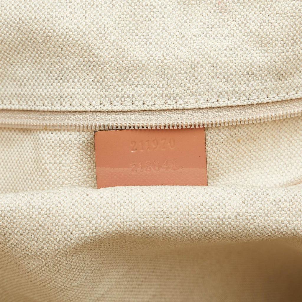 Gucci GG Canvas Web Jolie Tote Bag (SHG-aU8HGJ)