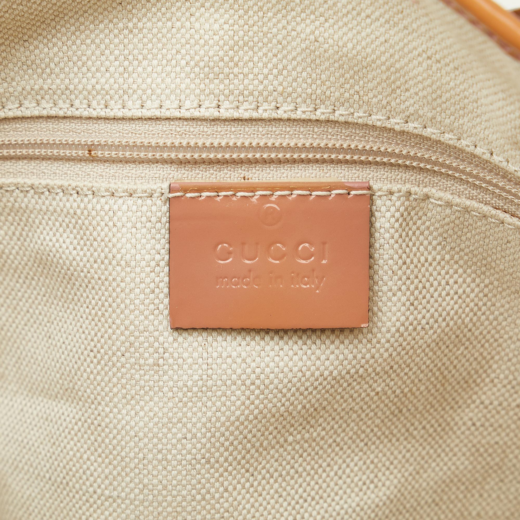Gucci GG Canvas Web Jolie Tote Bag (SHG-aU8HGJ)