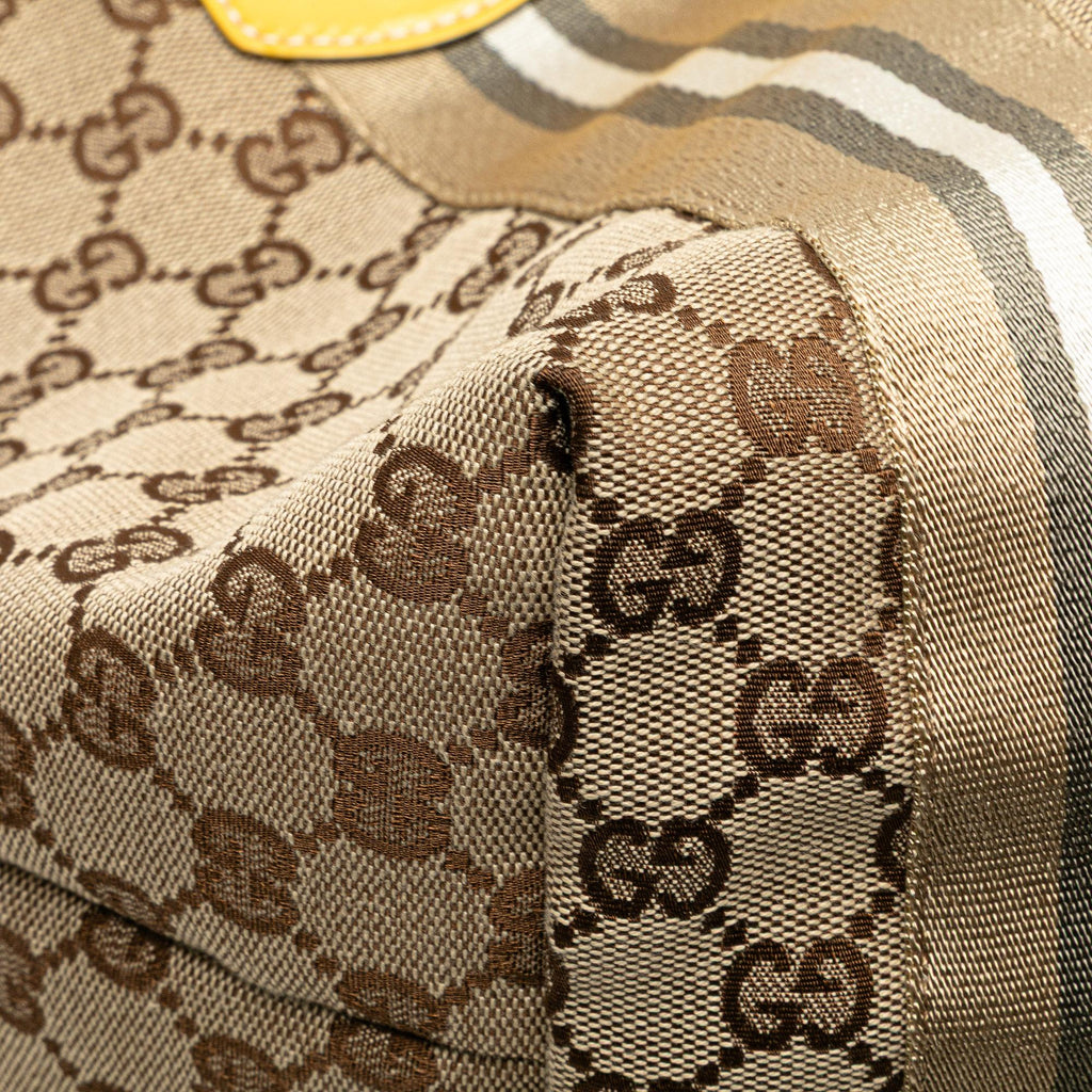Gucci GG Canvas Web Jolie Tote