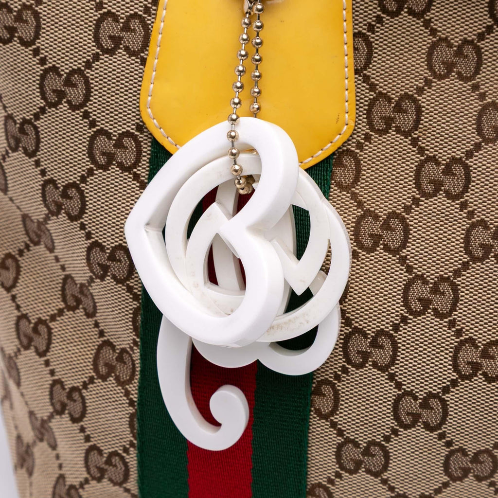 Gucci GG Canvas Web Jolie Tote