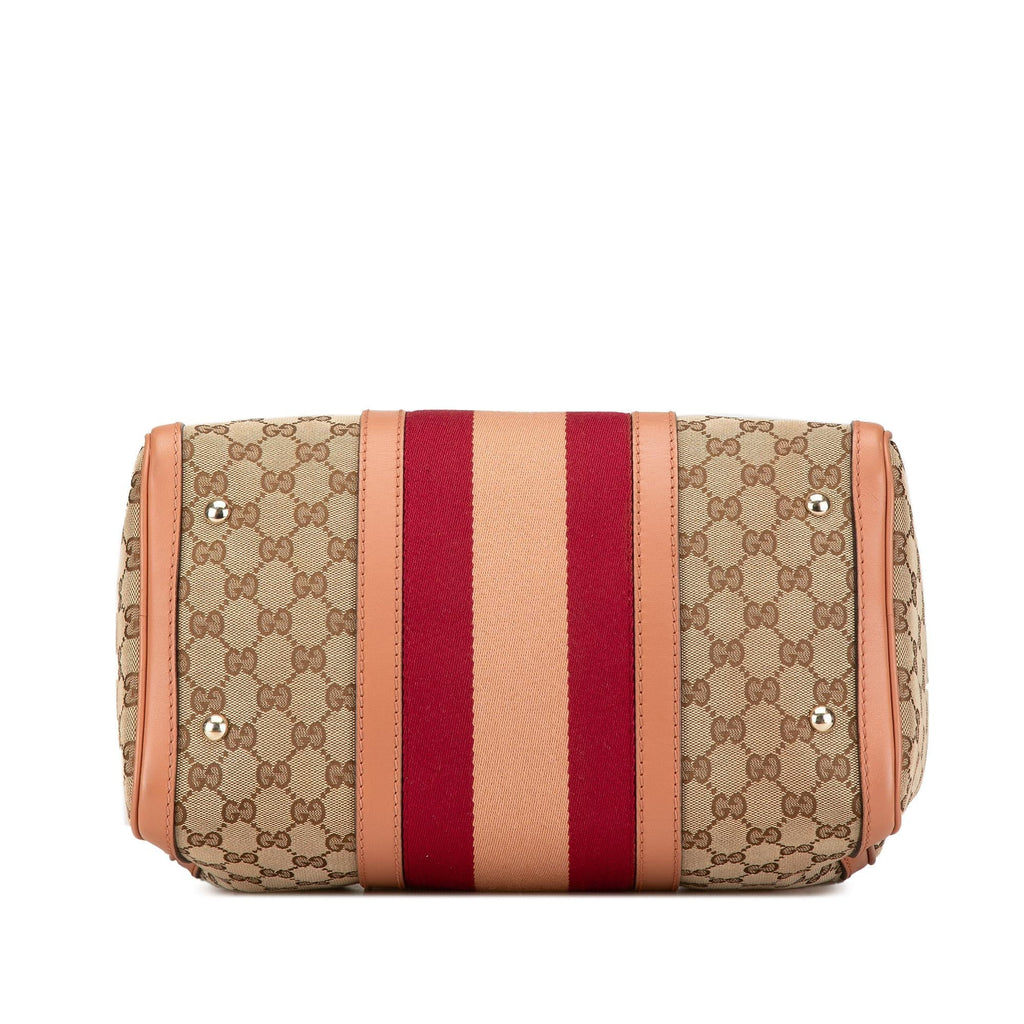 Gucci GG Canvas Web Joy Boston Bag