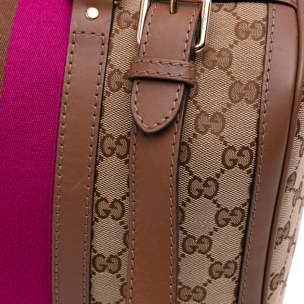 Gucci GG Canvas Web Joy Boston Bag