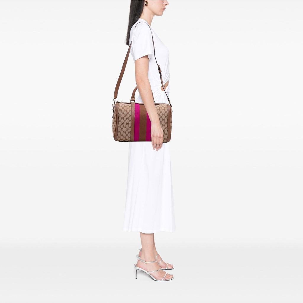 Gucci GG Canvas Web Joy Boston Bag