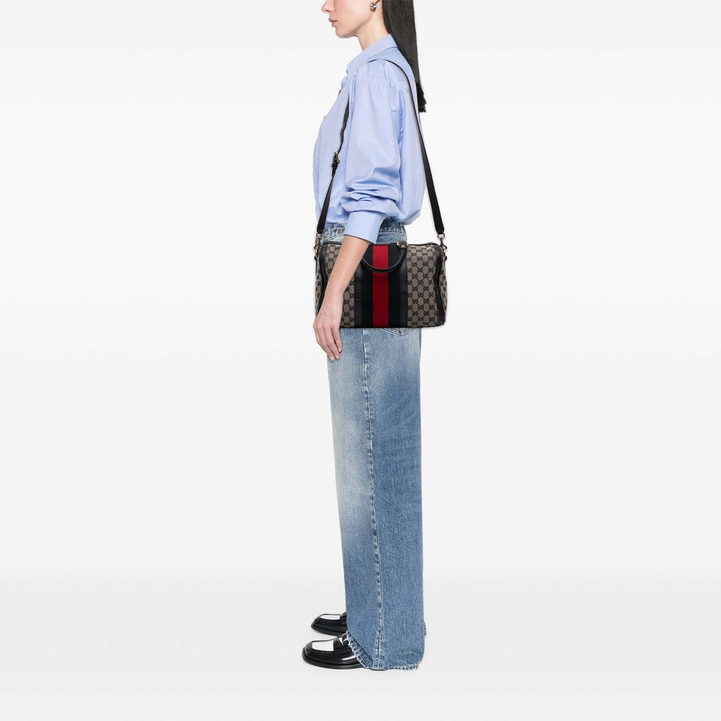 Gucci GG Canvas Web Joy Boston Bag