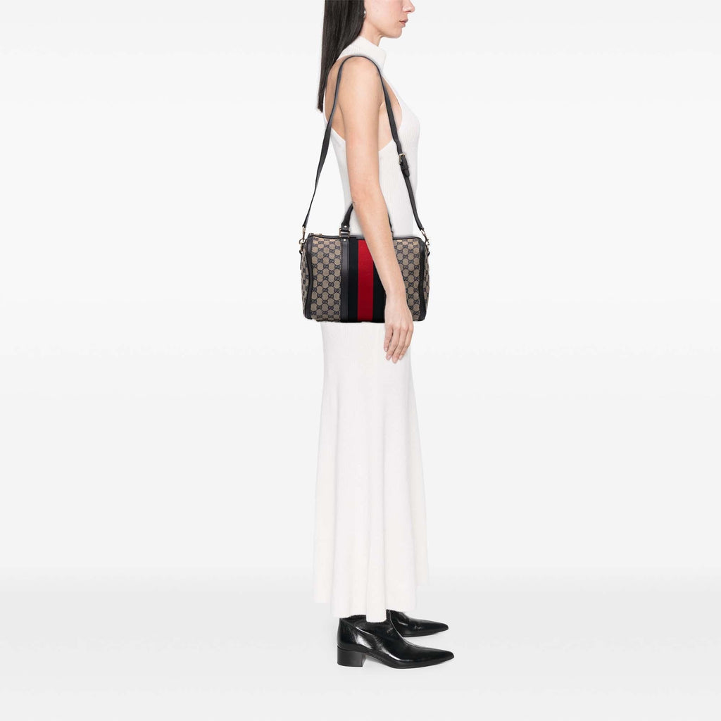 Gucci GG Canvas Web Joy Boston Bag