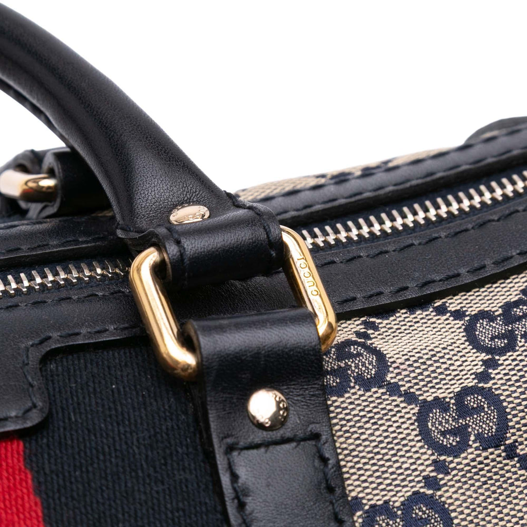 Gucci GG Canvas Web Joy Boston Bag