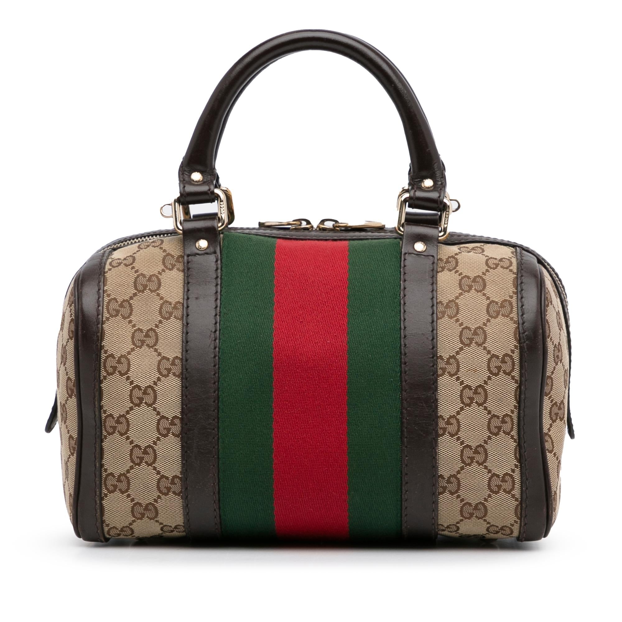 Gucci GG Canvas Web Joy Boston (SHG-8ig8N6)