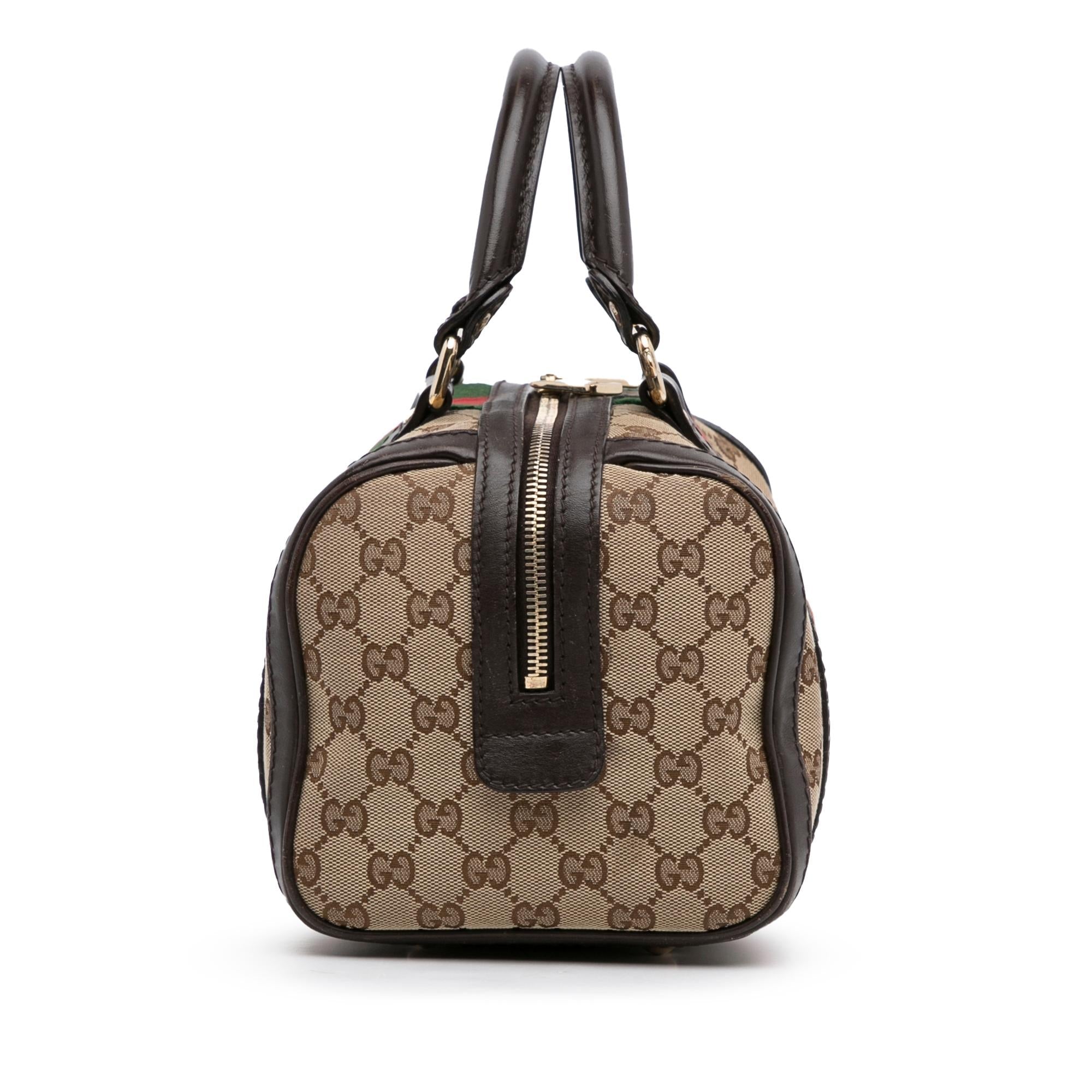 Gucci GG Canvas Web Joy Boston (SHG-8ig8N6)