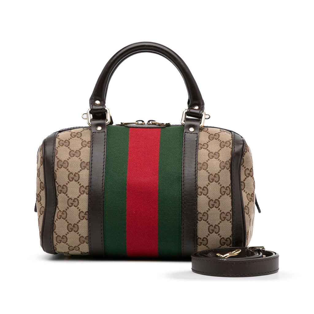 Gucci GG Canvas Web Joy Boston (SHG-8ig8N6)