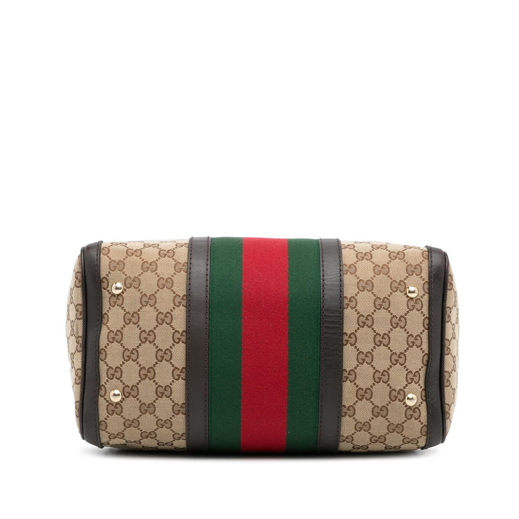 Gucci GG Canvas Web Joy Boston (SHG-N7r8cM)