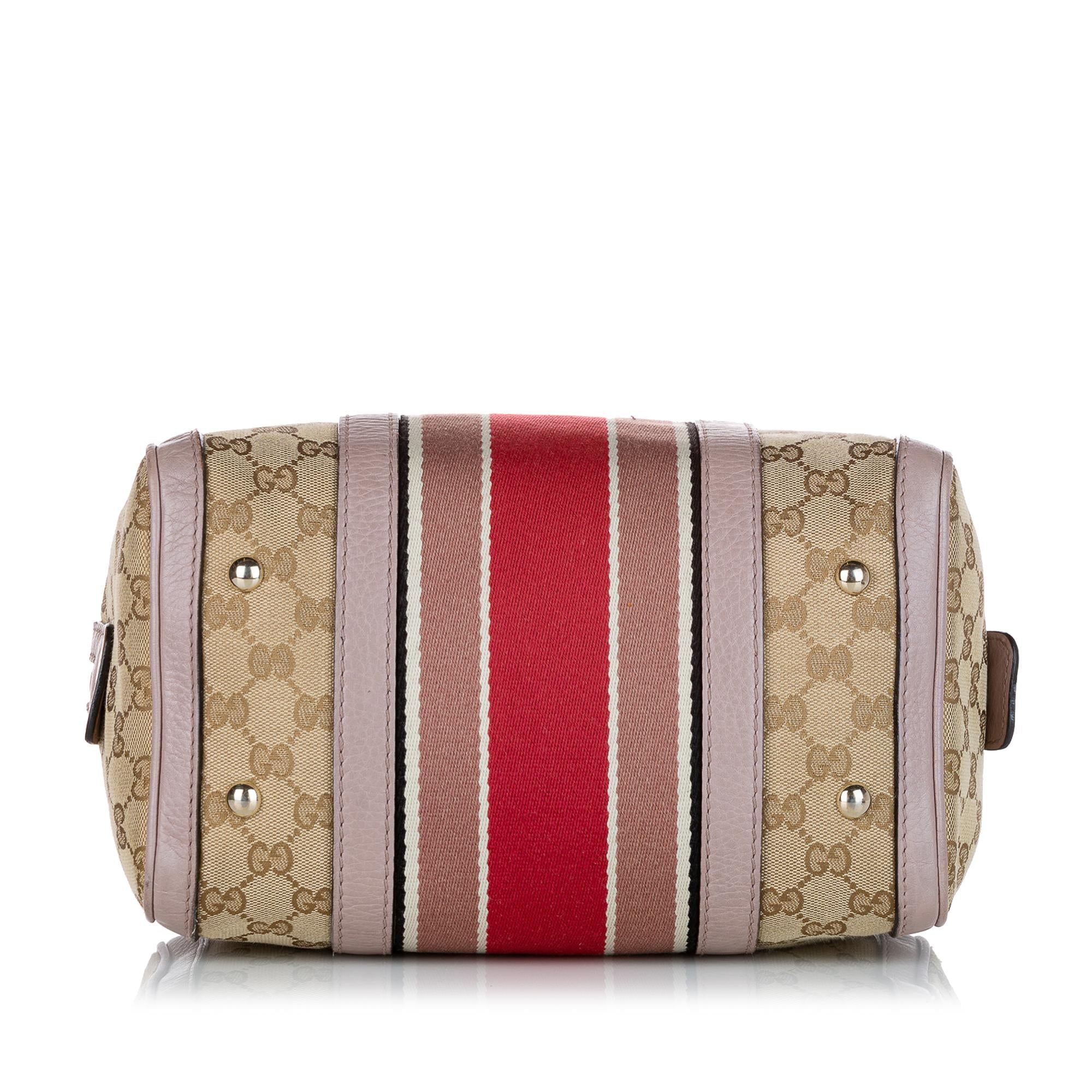 Gucci GG Canvas Web Joy Satchel (SHG-23395)