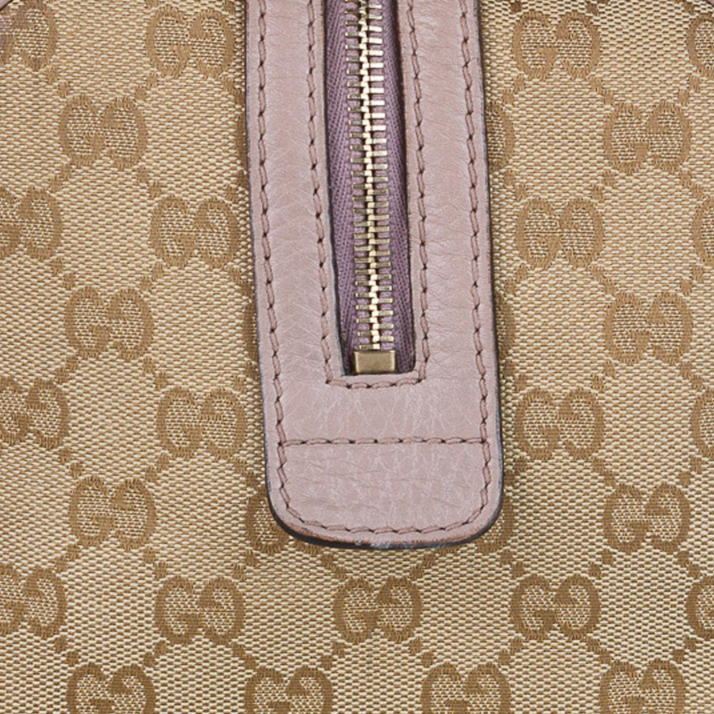 Gucci GG Canvas Web Joy Satchel (SHG-23395)