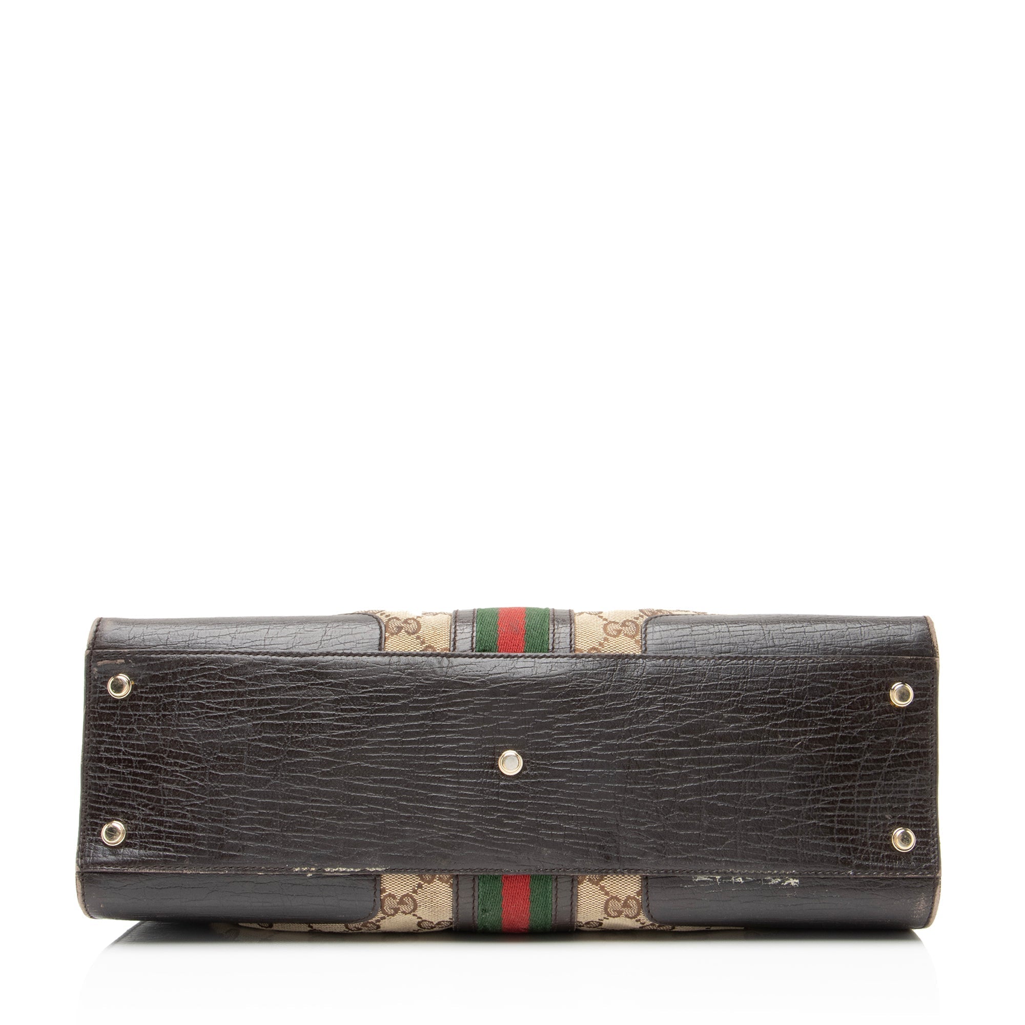 Gucci GG Canvas Web Junco Large Shoulder Bag (SHF-23497)