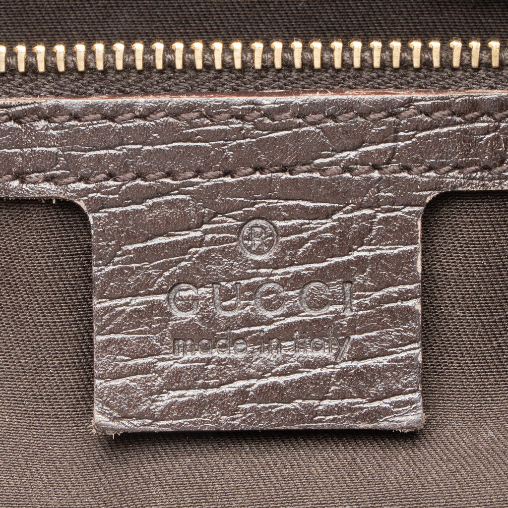 Gucci GG Canvas Web Junco Large Shoulder Bag (SHF-23497)