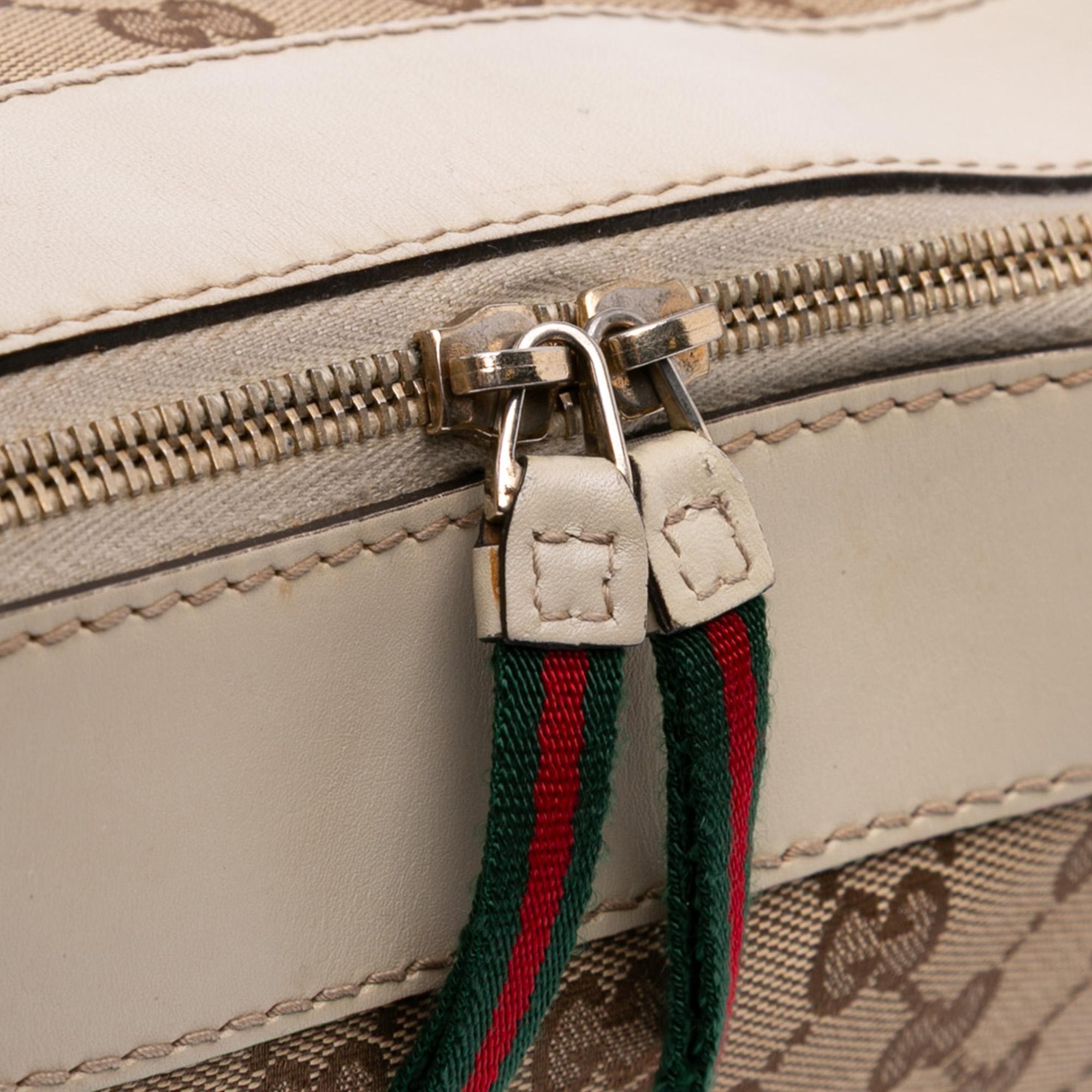 Gucci GG Canvas Web Mayfair Satchel