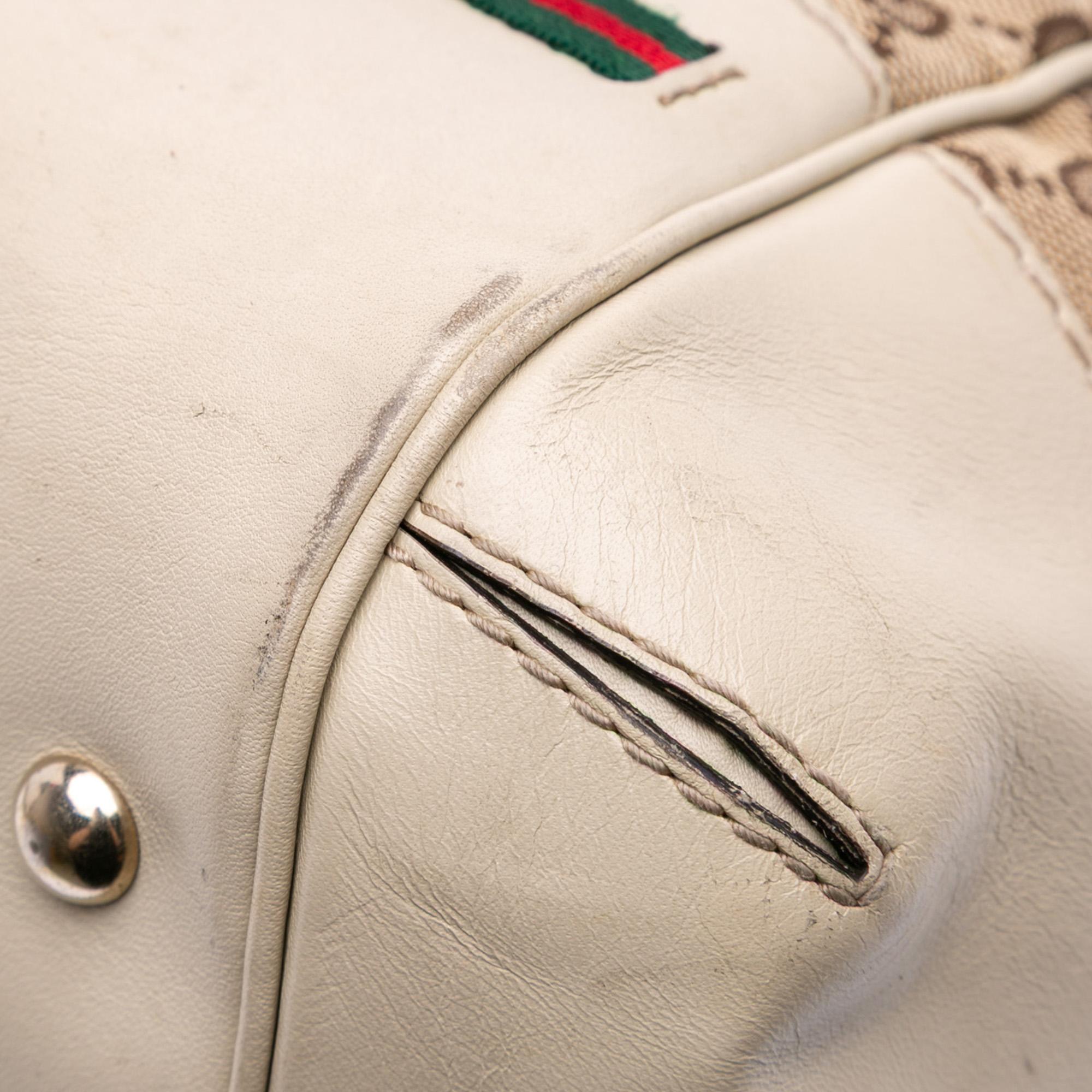 Gucci GG Canvas Web Mayfair Satchel