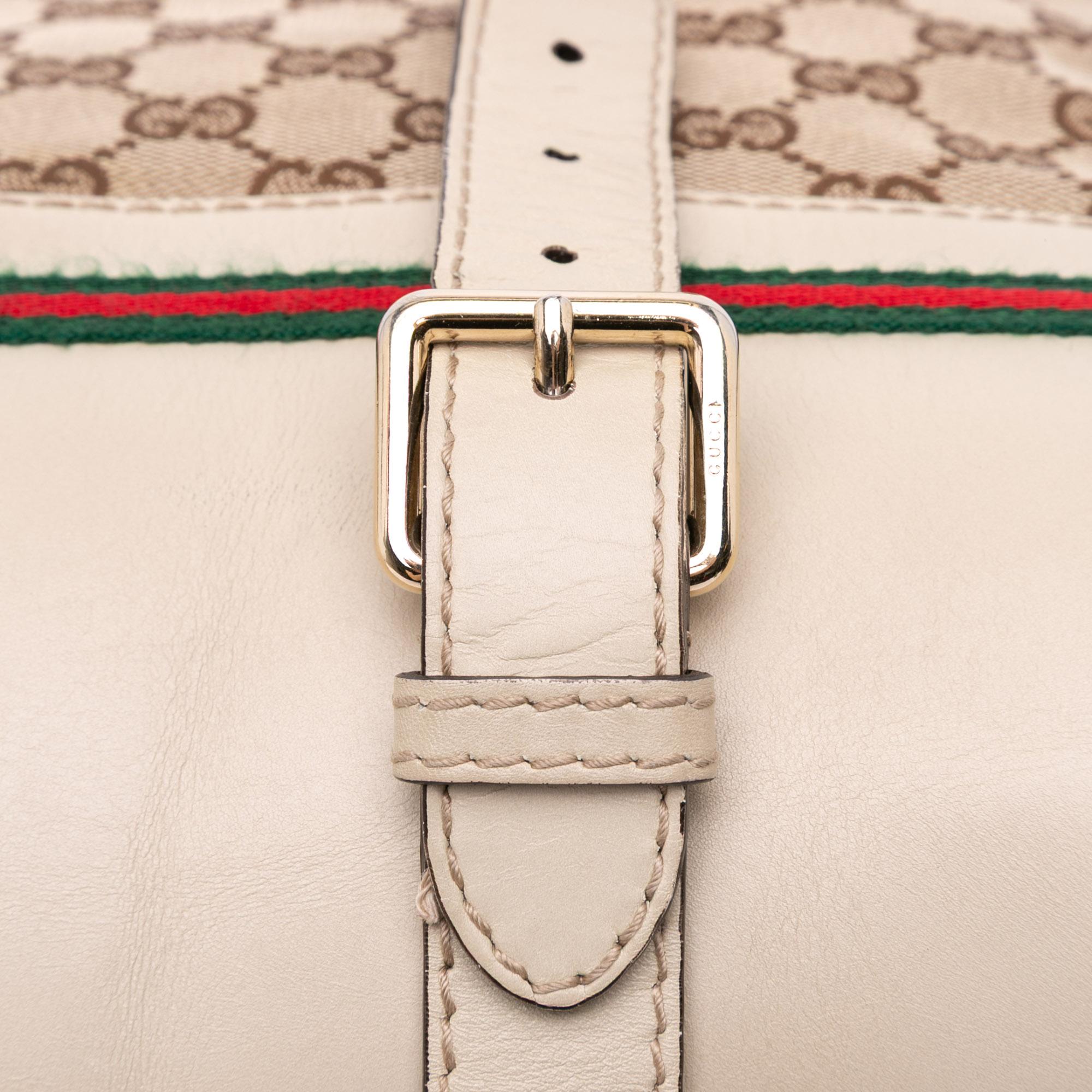Gucci GG Canvas Web Mayfair Satchel