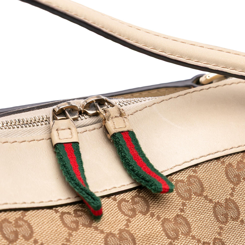 Gucci GG Canvas Web Mayfair Satchel