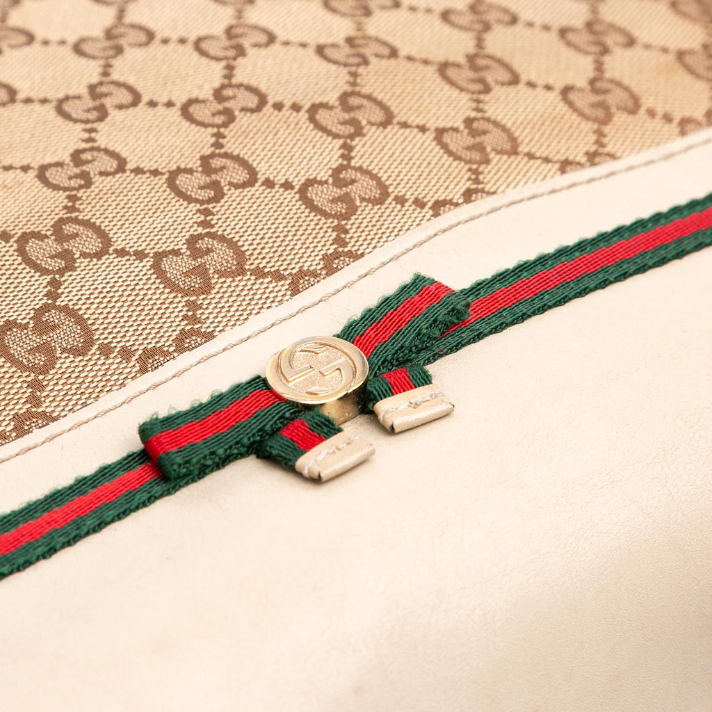 Gucci GG Canvas Web Mayfair Satchel