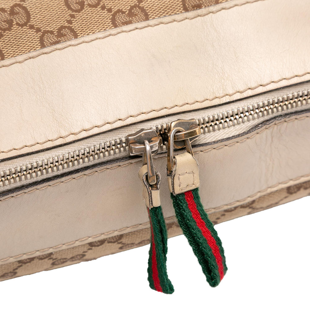 Gucci GG Canvas Web Mayfair Satchel