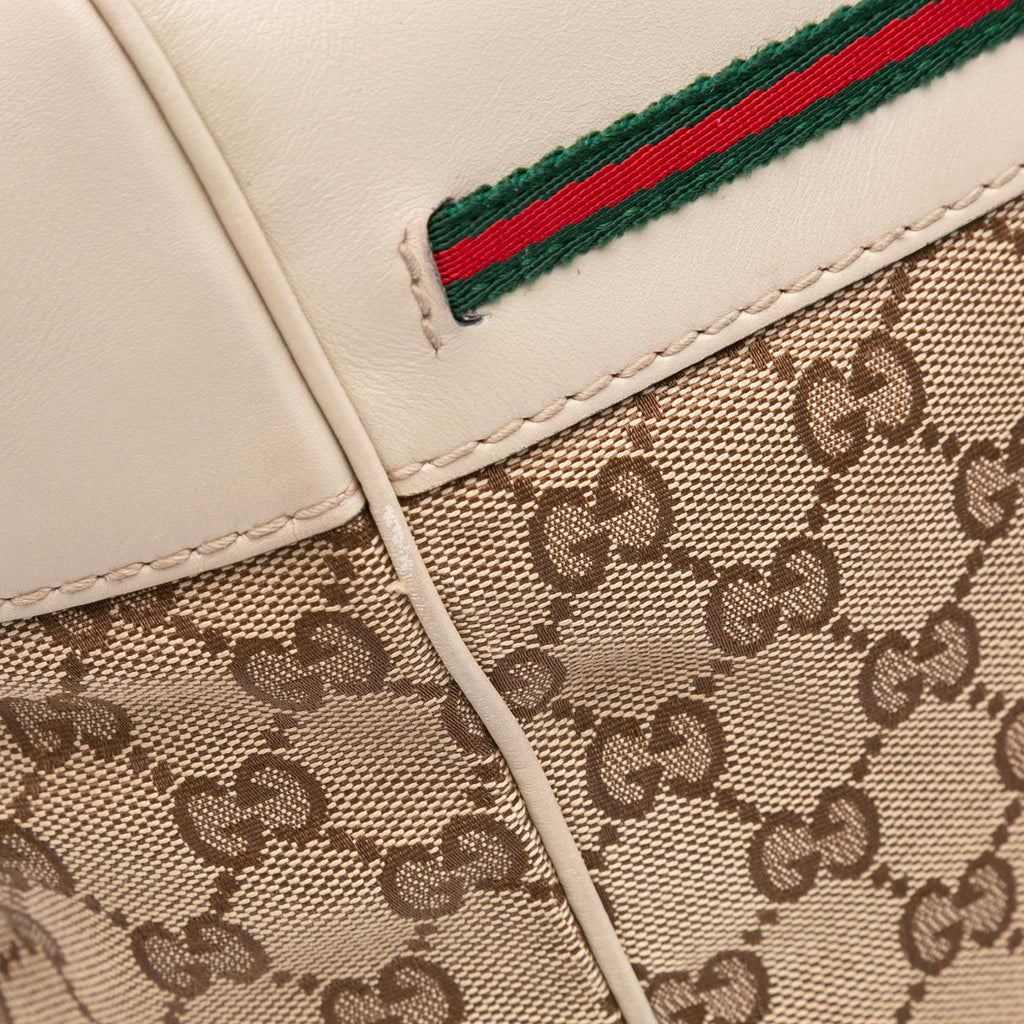 Gucci GG Canvas Web Mayfair Satchel