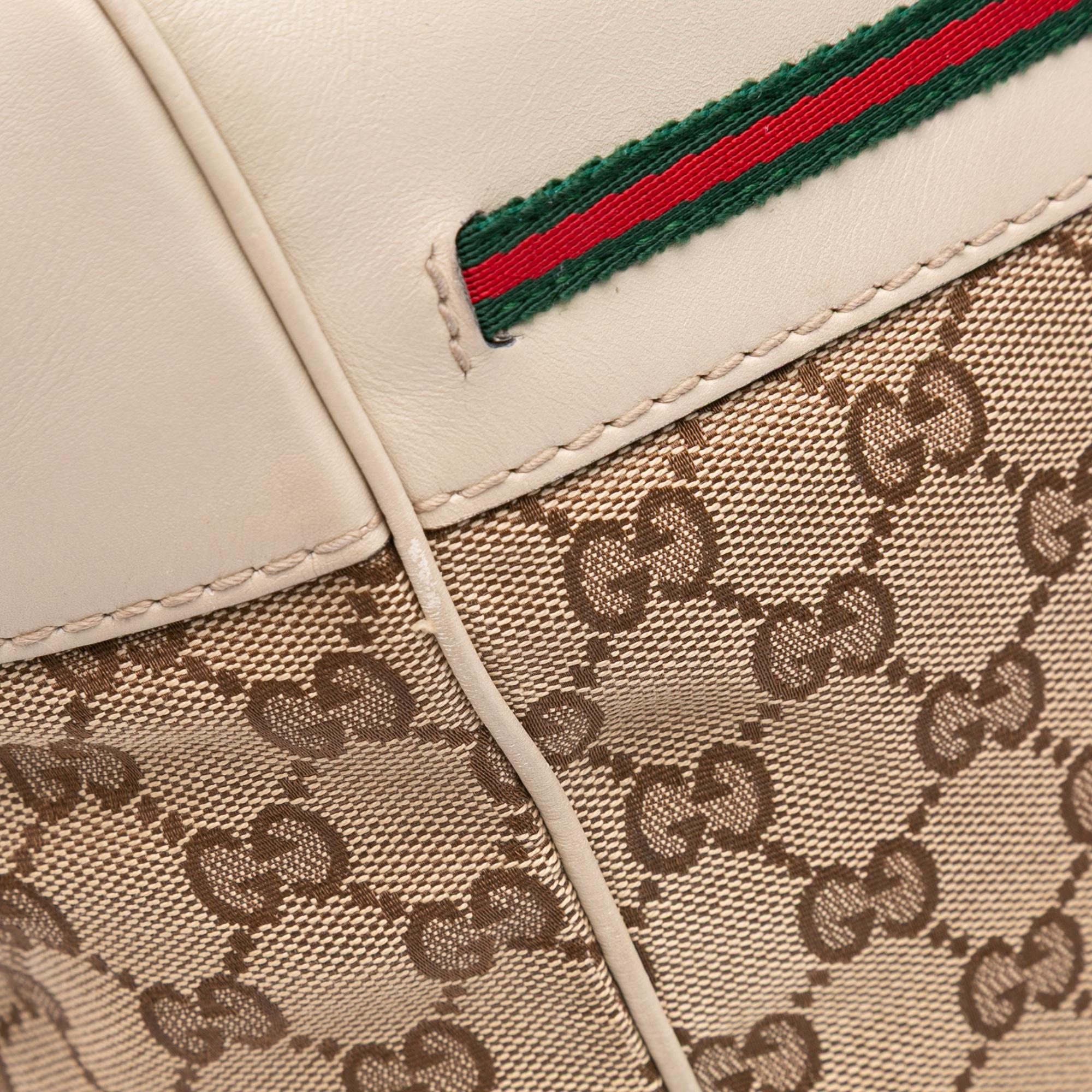 Gucci GG Canvas Web Mayfair Satchel
