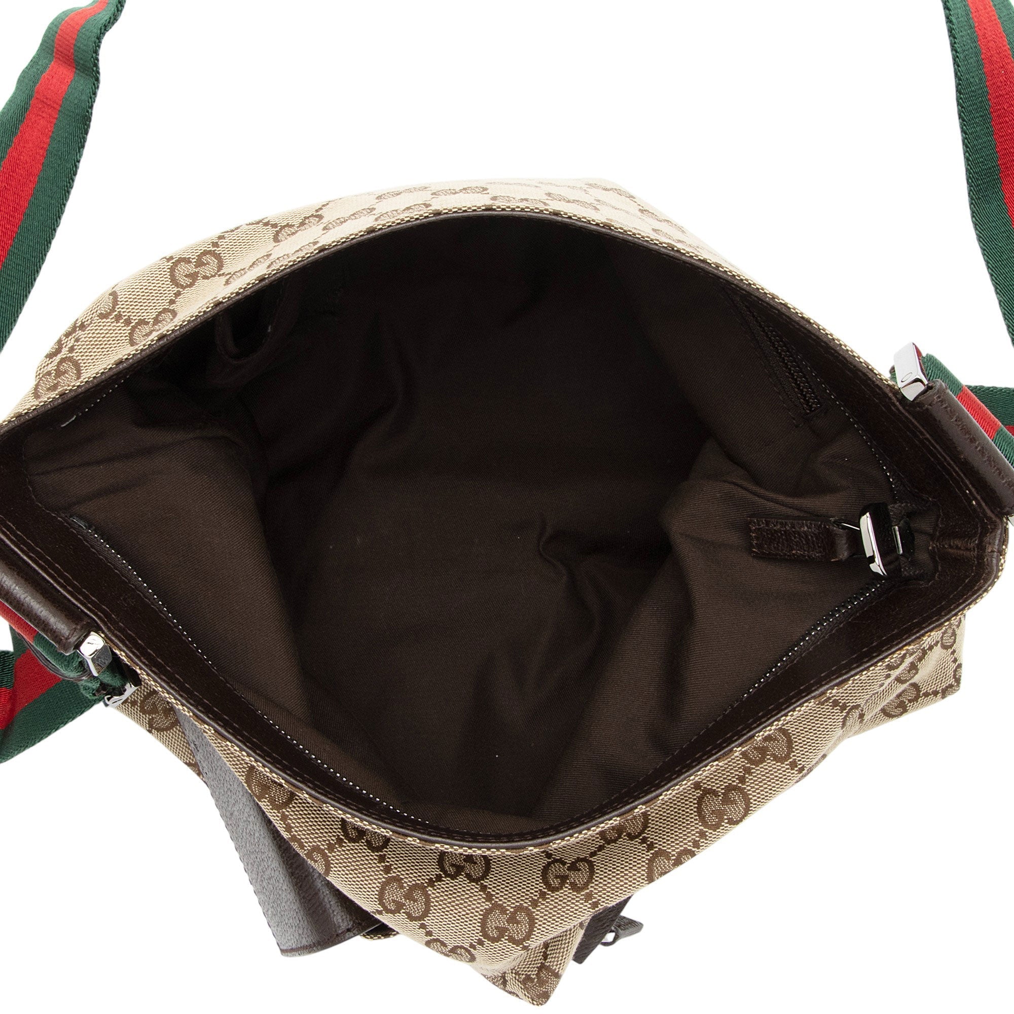 Gucci GG Canvas Web Medium Messenger (SHF-dVcIQ1)