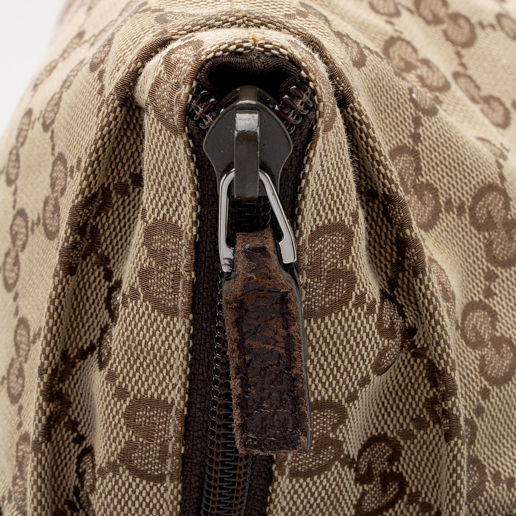 Gucci GG Canvas Web N/S Large Tote (SHF-3n3x28)