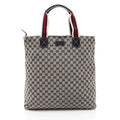 Gucci GG Canvas Web N/S Large Tote