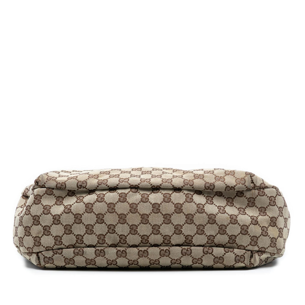 Gucci GG Canvas Web New Ladies Hobo