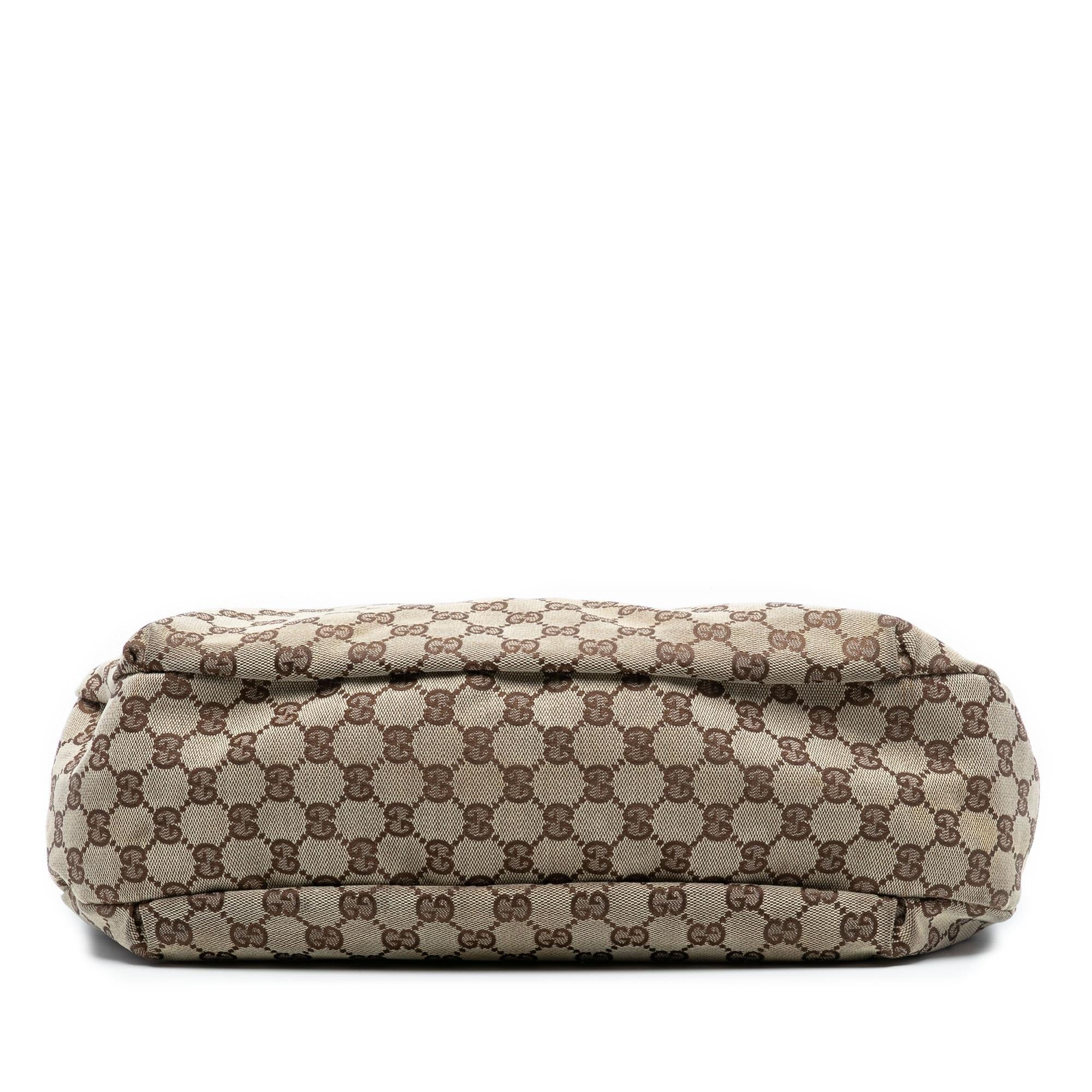 Gucci GG Canvas Web New Ladies Hobo