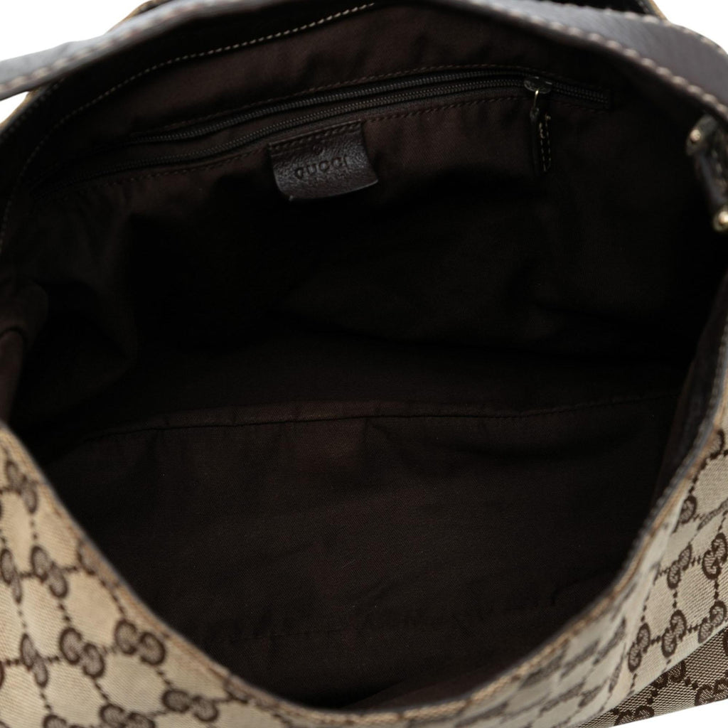 Gucci GG Canvas Web New Ladies Hobo
