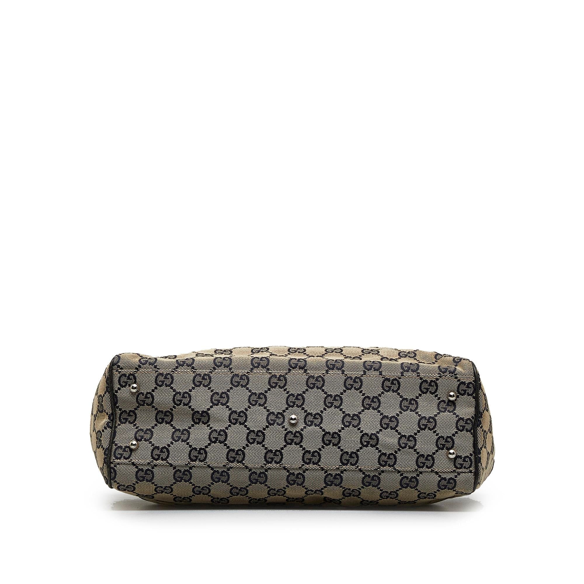 Gucci GG Canvas Web Pop Tote (SHG-nSmaB0)