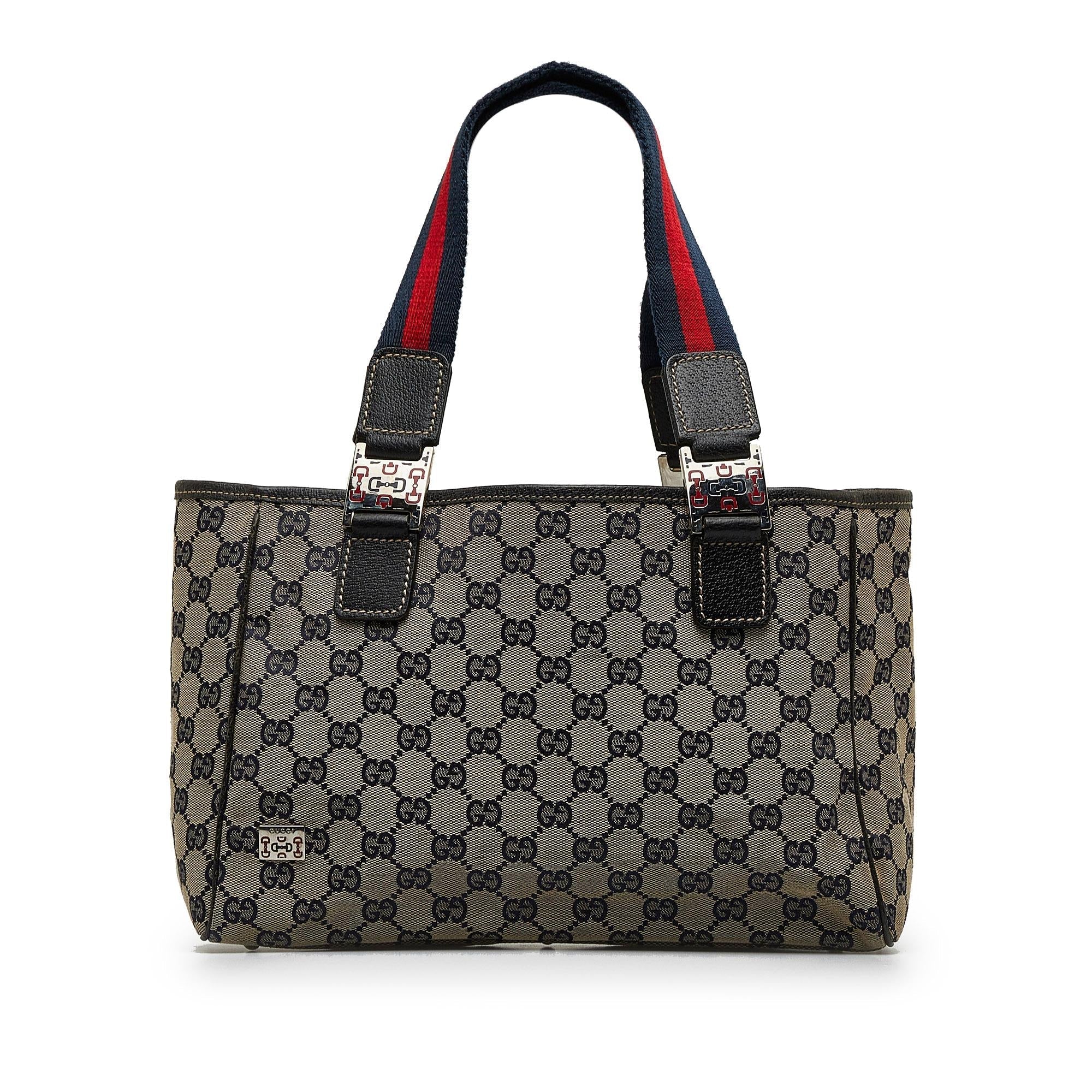 Gucci GG Canvas Web Pop Tote (SHG-nSmaB0)