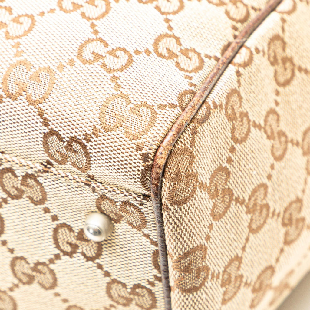 Gucci GG Canvas Web Pop Tote