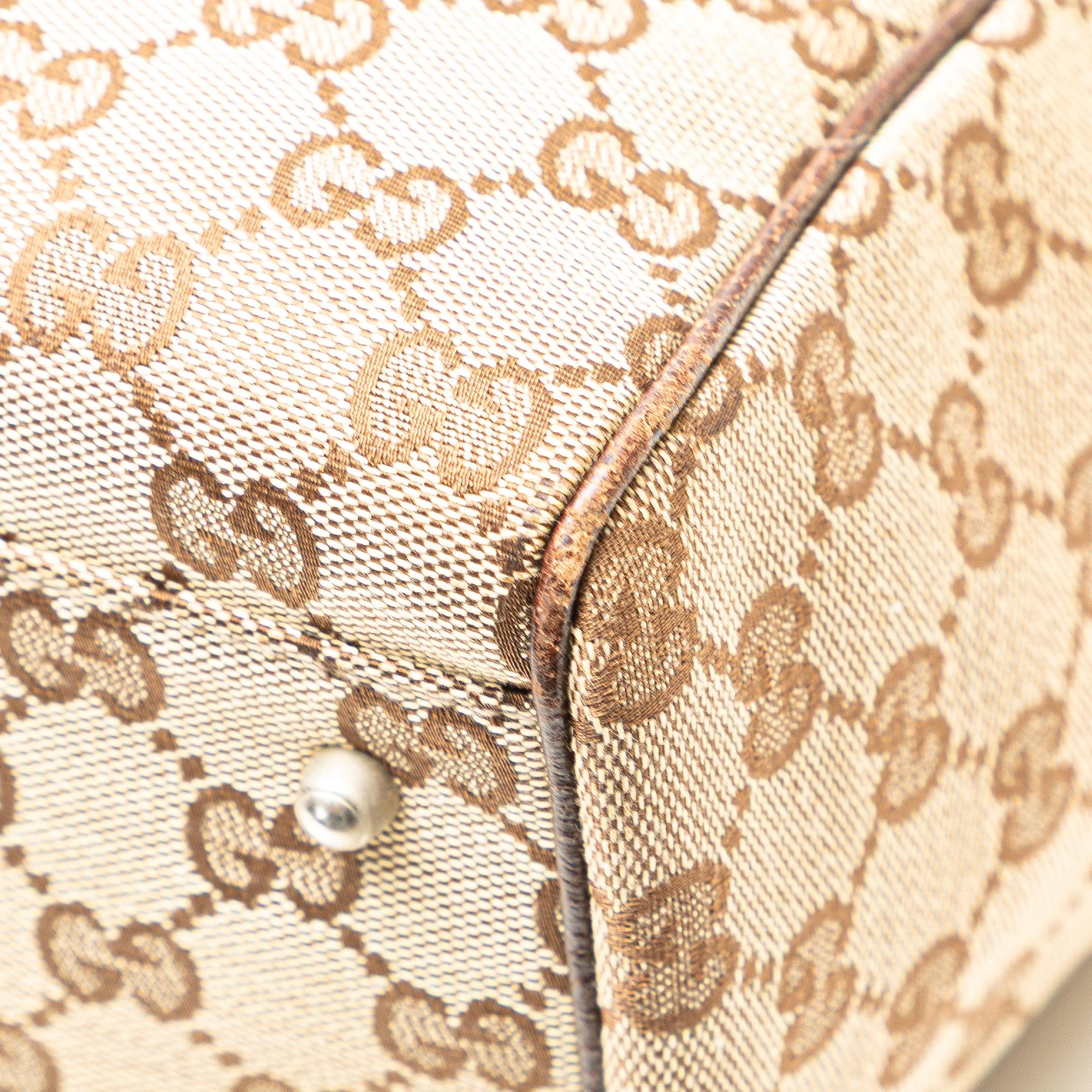 Gucci GG Canvas Web Pop Tote