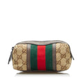 Gucci GG Canvas Web Pouch (SHG-EoxIeS)