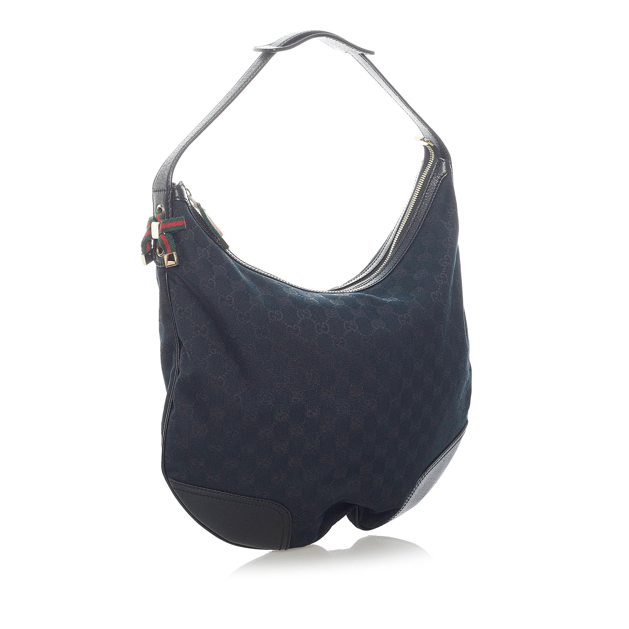 Gucci Gucci Canvas Web Princy Hobo Bag (SHG-33042)