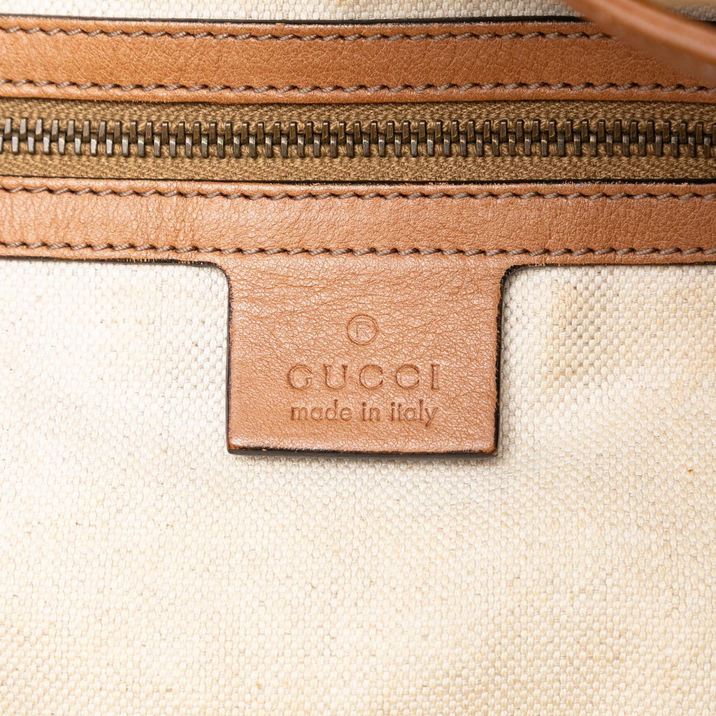 Gucci GG Canvas Web Rania Drawstring Hobo