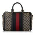 Gucci Gucci Canvas Web Satchel (SHG-33025)