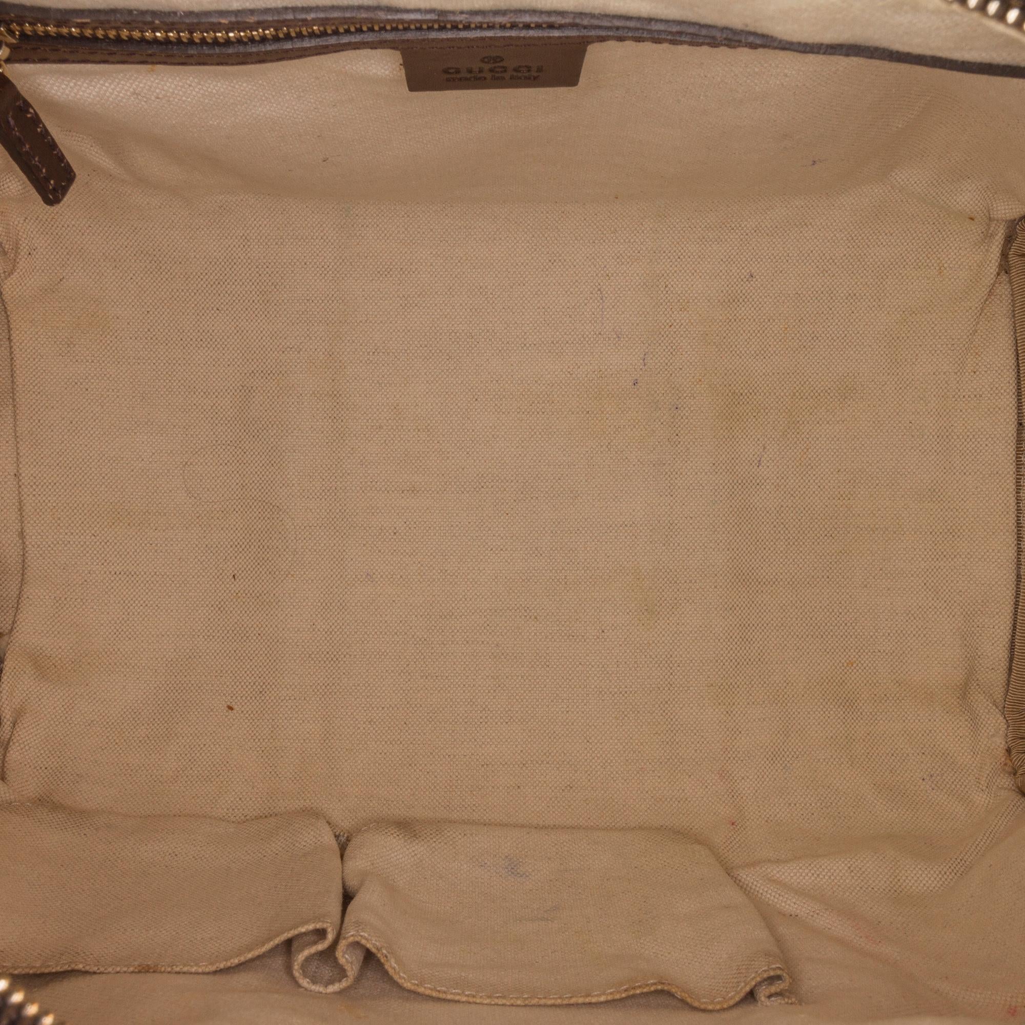 Gucci GG Canvas Web Satchel (SHG-u1ER4H)