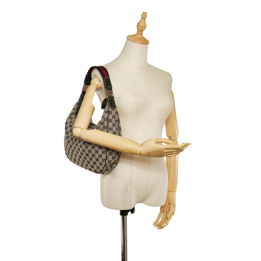 Gucci Gucci Canvas Web Shoulder Bag (SHG-25489)
